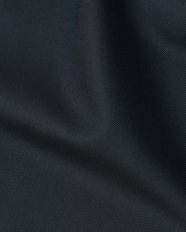 Petrol Blue Premium Super 160’s English Wool & Cashmere Suiting Fabric, 150 cm Width, Made in UK-D26743