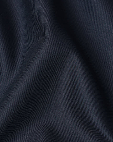 Midnight Navy Premium Super 180’s English Wool & Cashmere Suiting Fabric, 150 cm Width, Made in UK-D26744