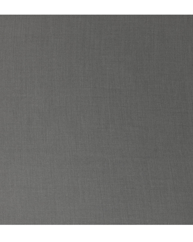 Steel Grey Premium Super 180’s English Wool & Cashmere Suiting Fabric, 150 cm Width, Made in UK-D26745