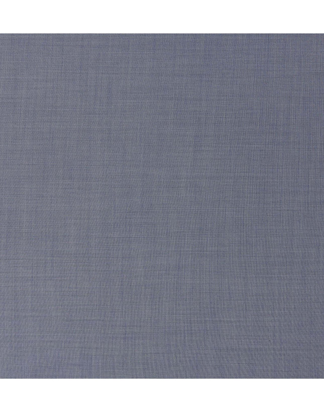 Light Blue Premium Super 130’s Italian All Wool Suiting Fabric, 150 cm Width, 3.75 Mtrs Cut, Made in the Italy-D26759