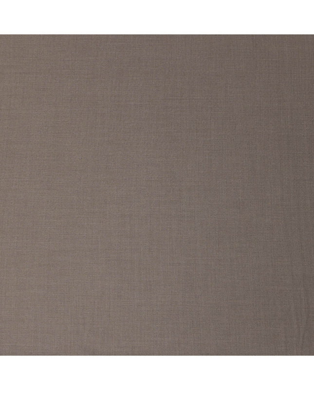 Taupe Premium Super 130’s Italian All Wool Suiting Fabric, 150 cm Width, 3.75 Mtrs Cut, Made in Italy-D26760
