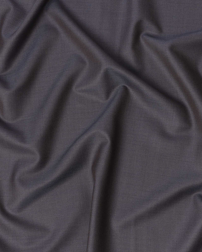 Light Ink Blue Premium Super 130’s Italian All Wool Suiting Fabric, 150 cm Width, 3.75 Mtrs Cut, Made in Italy-D26762
