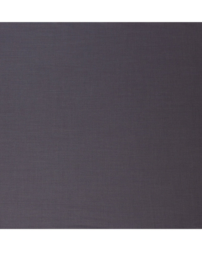 Light Ink Blue Premium Super 130’s Italian All Wool Suiting Fabric, 150 cm Width, 3.75 Mtrs Cut, Made in Italy-D26762