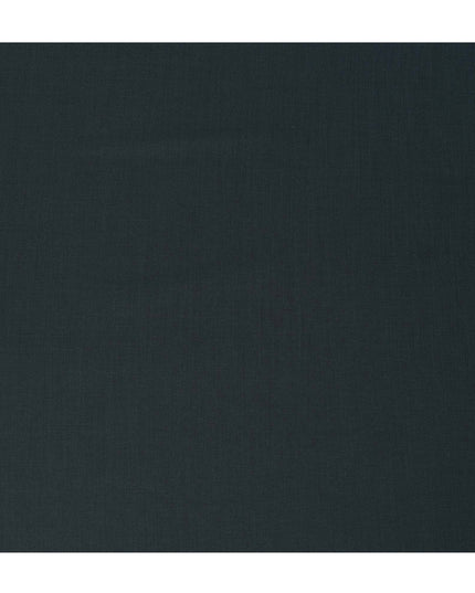 Dark Teal Premium Super 130’s Italian All Wool Suiting Fabric, 150 cm Width, 3.75 Mtrs Cut, Made in Italy-D26764