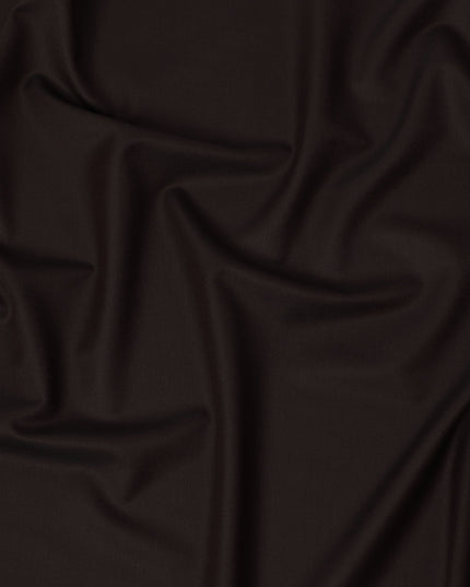 Dark Burgundy Premium Super 130’s Italian All Wool Suiting Fabric, 150 cm Width, 3.75 Mtrs Cut, Made in Italy-D26765