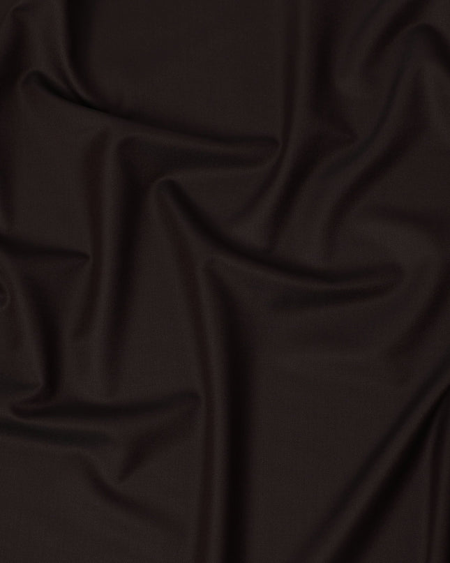 Dark Burgundy Premium Super 130’s Italian All Wool Suiting Fabric, 150 cm Width, 3.75 Mtrs Cut, Made in Italy-D26765
