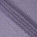 Purple Traditional Sudanese Thobe Premium Swiss Cotton Voile Embroidery Fabric 4.5 Mtrs Piece, 140 Cms, Switzerland-D27029