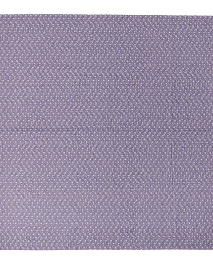 Purple Traditional Sudanese Thobe Premium Swiss Cotton Voile Embroidery Fabric 4.5 Mtrs Piece, 140 Cms, Switzerland-D27029