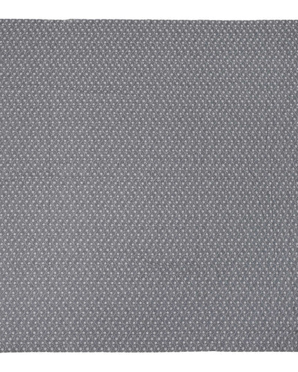 Black Traditional Sudanese Thobe Premium Swiss Cotton Voile Embroidery Fabric 4.5 Mtrs Piece, 140 Cms, Switzerland-D27033