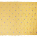 Yellow Traditional Sudanese Thobe Fabric Pure Cotton Voile 4.5 Meters Piece Width 140 Cms Soft Breathable Ethnic Wear Material with Elegant Woven Floral Motifs Made in India-D27586 Regal Fabrics