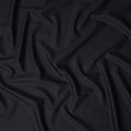 Coal Black English Wool Suiting Fabric Piece