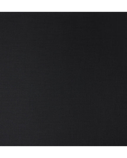 Graphite Black English Wool Suiting Fabric