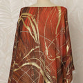 Red and Gold Somali Pure Italian Cotton Voile Dirac Fabric with golden metallic foil, 3.5 Meters, 140 cm Width-D20700 Regal Fabrics