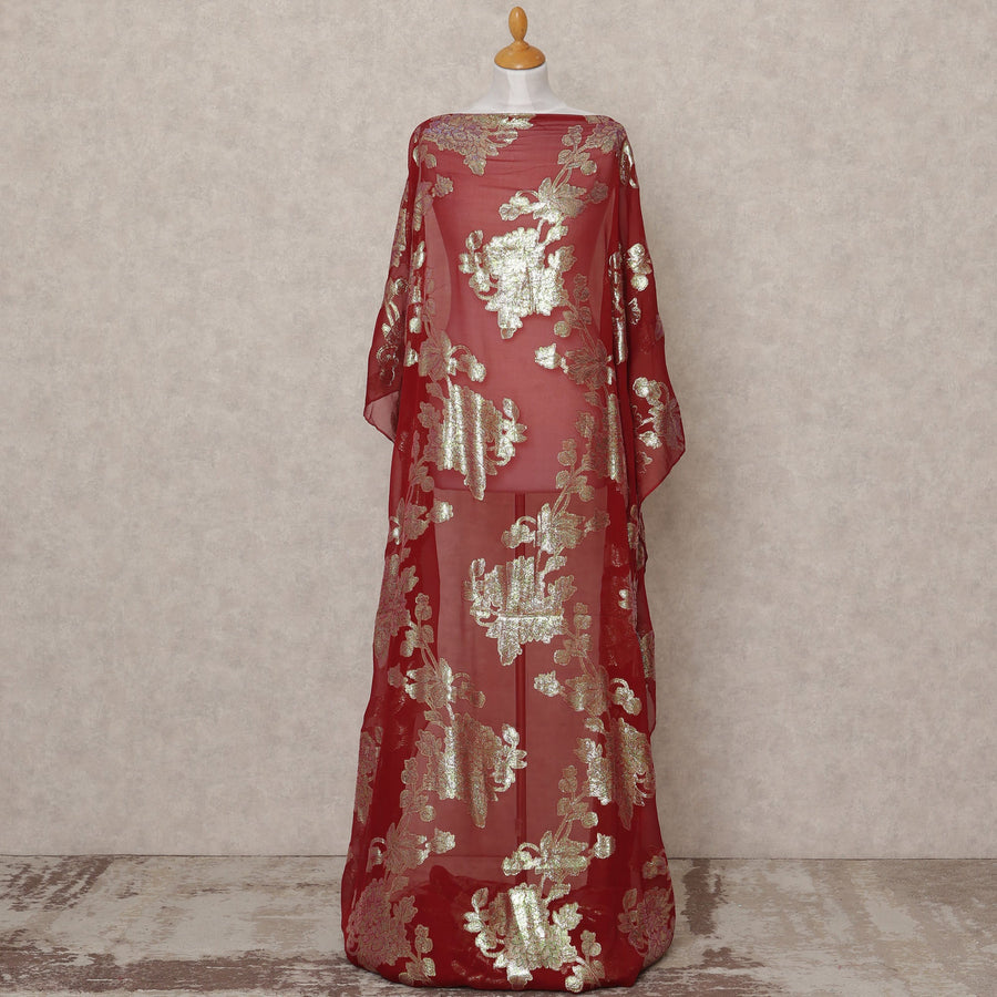 قماش ديراك شيفون حرير صومالي فاخر بلون النعناع مع لوركس معدني - 3.5 متر، عرض 140 سم، صنع في كوريا الجنوبية - D24580