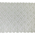Sage green, brown Premium pure French Chantilly lace fabric in floral design-D14039S