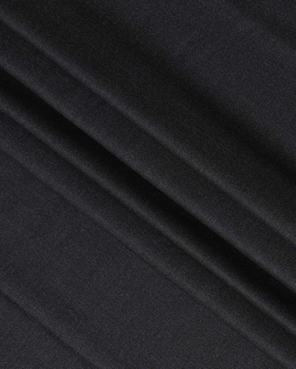 Charcoal Grey Premium Super 130's SCABAL English All Wool Suiting Fabric, Width 150 Cms, 3.50 Mtrs, United Kingdom-D21487