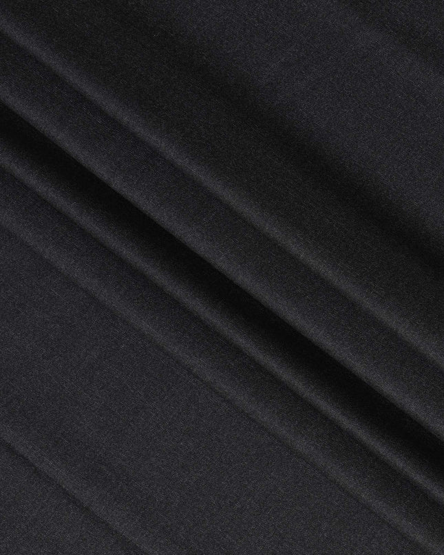 Charcoal Grey Premium Super 130's SCABAL English All Wool Suiting Fabric, Width 150 Cms, 3.50 Mtrs, United Kingdom-D21487