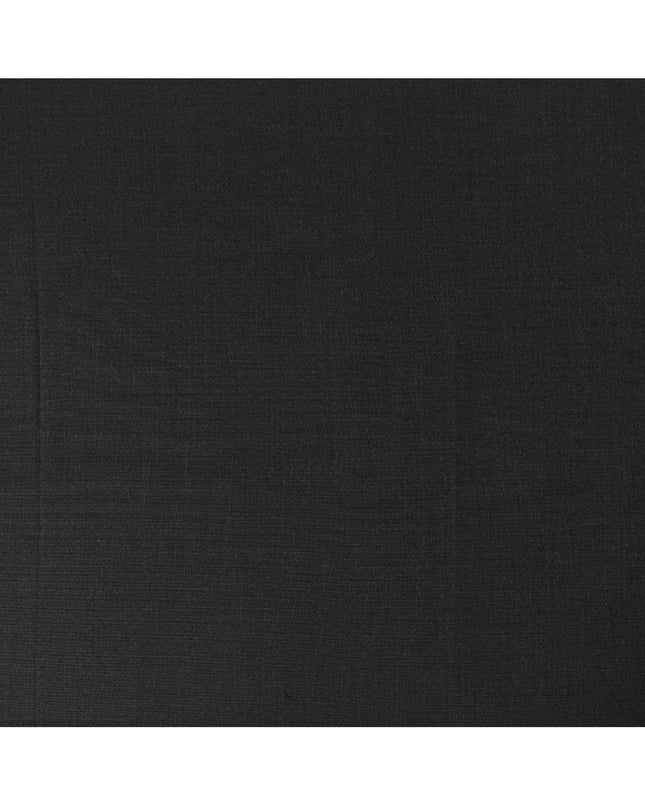 Charcoal Grey Premium Super 130's SCABAL English All Wool Suiting Fabric, Width 150 Cms, 3.50 Mtrs, United Kingdom-D21487