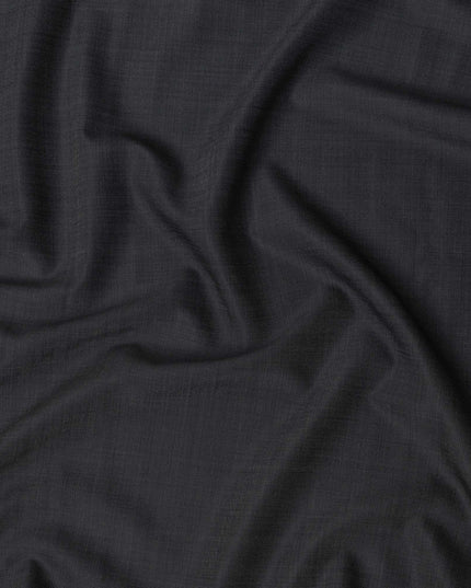 Dark Grey Premium Super 110's SCABAL English All Wool Suiting Fabric, Width 150 Cms, 3.50 Mtrs, United Kingdom-D21488