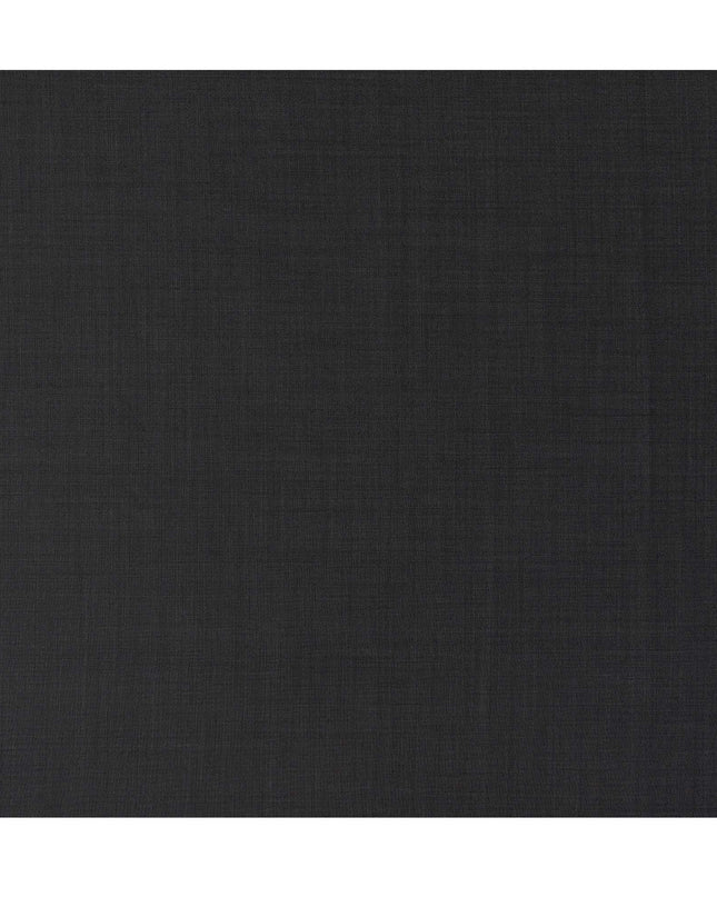 Dark Grey Premium Super 110's SCABAL English All Wool Suiting Fabric, Width 150 Cms, 3.50 Mtrs, United Kingdom-D21488