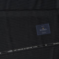 Charcoal Black Premium Super 100's SCABAL English All Wool Suiting Fabric, Width 150 Cms, 3.50 Mtrs, United Kingdom-D21489
