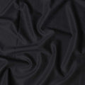 Dark Charcoal Grey Solid Premium Super 110's English All Wool Suiting Fabric by SCABAL, 3.50 Mtrs, Width 150 Cms-D21492