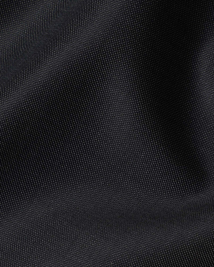 Dark Charcoal Grey Solid Premium Super 110's English All Wool Suiting Fabric by SCABAL, 3.50 Mtrs, Width 150 Cms-D21492