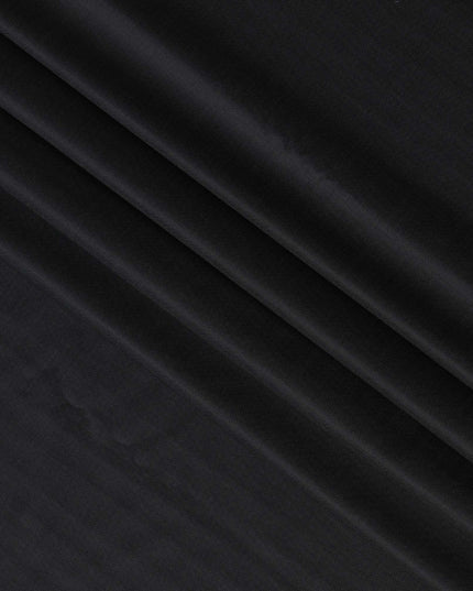 Dark Charcoal Grey Solid Premium Super 110's English All Wool Suiting Fabric by SCABAL, 3.50 Mtrs, Width 150 Cms-D21492