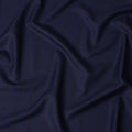 Navy Blue Check Premium Super 150's English All Wool Suiting Fabric by SCABAL, 3.50 Mtrs, Width 150 Cms-D21494