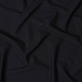 Jet Black Solid Premium Super 130's English All Wool Suiting Fabric by SCABAL, 3.50 Mtrs, Width 150 Cms-D21495