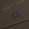 Brown Solid Premium Super 130's English All Wool Suiting Fabric by SCABAL, 3.50 Mtrs, Width 150 Cms-D21496