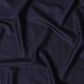 Navy Blue Herringbone Premium Super 150's English Wool and Silk Suiting Fabric by SCABAL, 3.50 Mtrs, Width 150 Cms-D21497