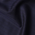 Navy Blue Herringbone Premium Super 150's English Wool and Silk Suiting Fabric by SCABAL, 3.50 Mtrs, Width 150 Cms-D21497