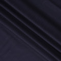 Navy Blue Herringbone Premium Super 150's English Wool and Silk Suiting Fabric by SCABAL, 3.50 Mtrs, Width 150 Cms-D21497