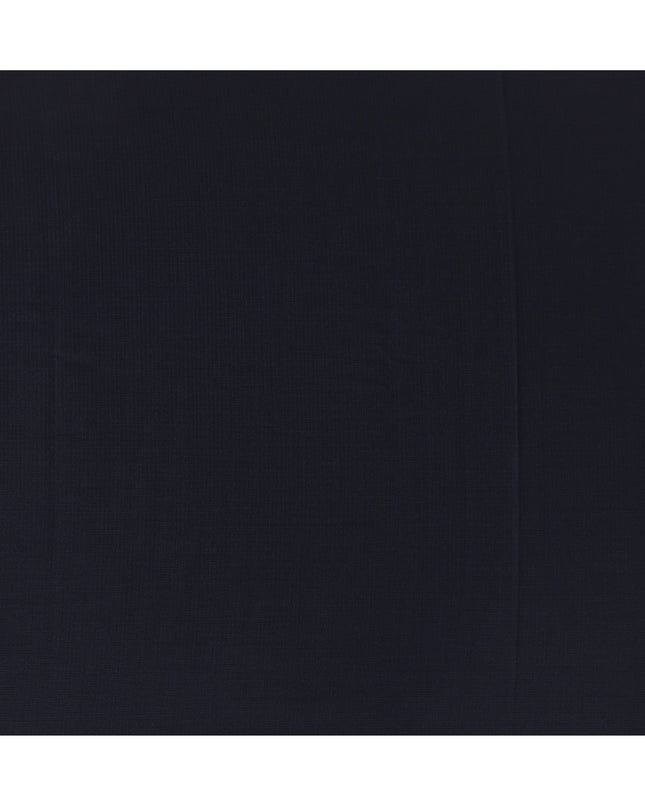 Midnight Blue Solid Premium Super 100's English All Wool Suiting Fabric by SCABAL, 3.50 Mtrs, Width 150 Cms-D21498