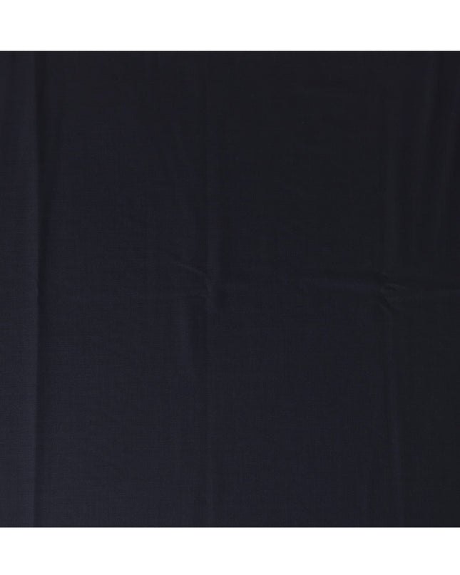 Midnight Blue Premium Super 150's Italian All Wool Suiting Fabric, 150 Cms Width, 3.50 Mtrs by Loro Piana-D21576