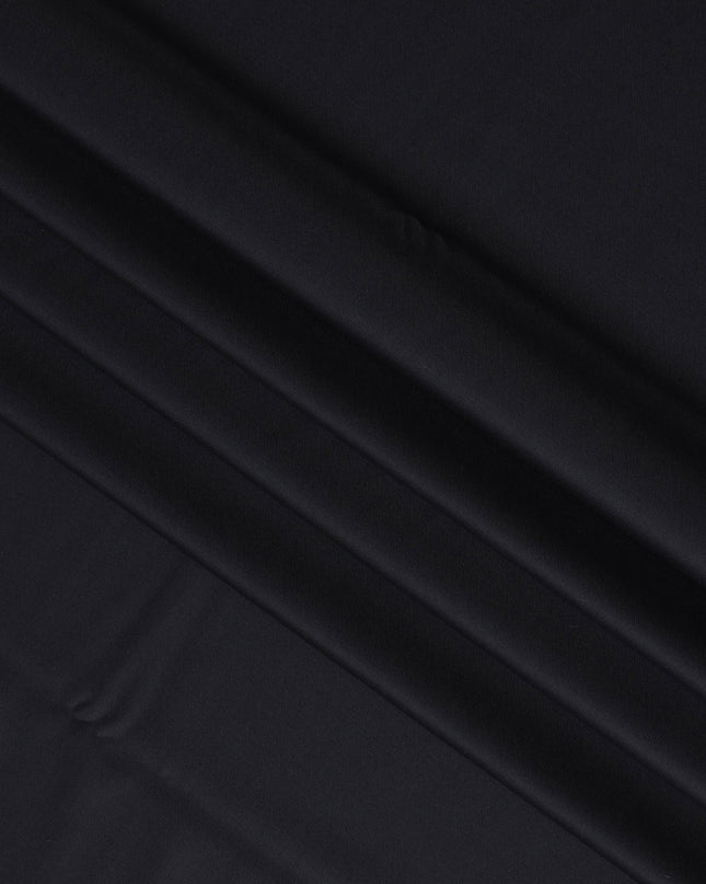 Navy Blue Premium Super 170's Italian All Wool Suiting Fabric, 150 Cms Width, 3.50 Mtrs by Loro Piana-D21577