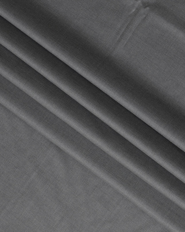 Slate Grey Premium Super 150's Italian All Wool Suiting Fabric, 150 Cms Width, 3.50 Mtrs by Loro Piana-D21579