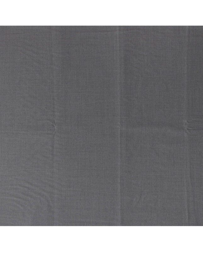 Slate Grey Premium Super 150's Italian All Wool Suiting Fabric, 150 Cms Width, 3.50 Mtrs by Loro Piana-D21579