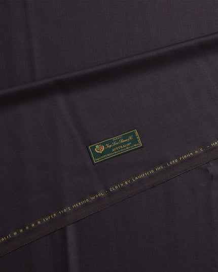 Light Purple Premium Super 150's Italian All Wool Suiting Fabric, 150 Cms Width, 3.50 Mtrs by Loro Piana-D21580