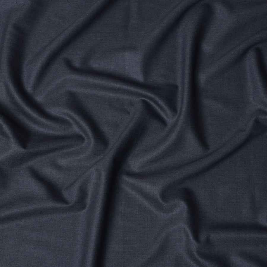 قماش صوف إيطالي ممتاز من قماش الدنيم الأزرق الفاخر من فئة Super 150's، عرض 150 سم، 3.50 متر من Loro Piana-D21582