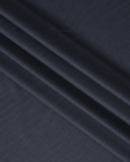 Denim Blue Premium Super 150's Italian All Wool Suiting Fabric, 150 Cms Width, 3.50 Mtrs by Loro Piana-D21582