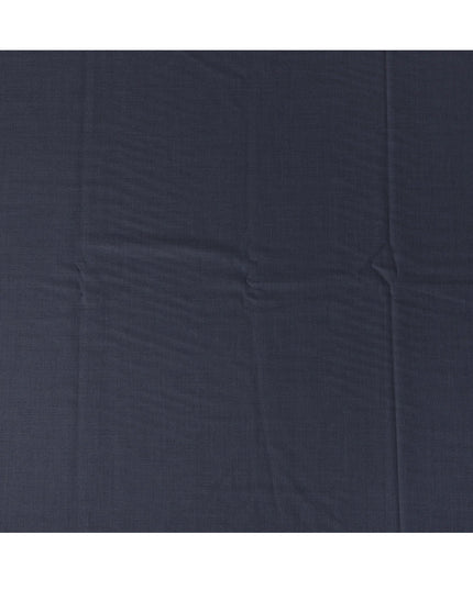 Denim Blue Premium Super 150's Italian All Wool Suiting Fabric, 150 Cms Width, 3.50 Mtrs by Loro Piana-D21582