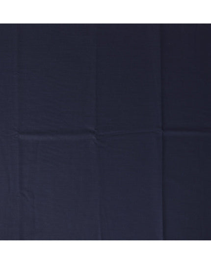 Deep Navy Premium Super 150's Italian All Wool Suiting Fabric, 150 Cms Width, 3.50 Mtrs by Loro Piana-D21584