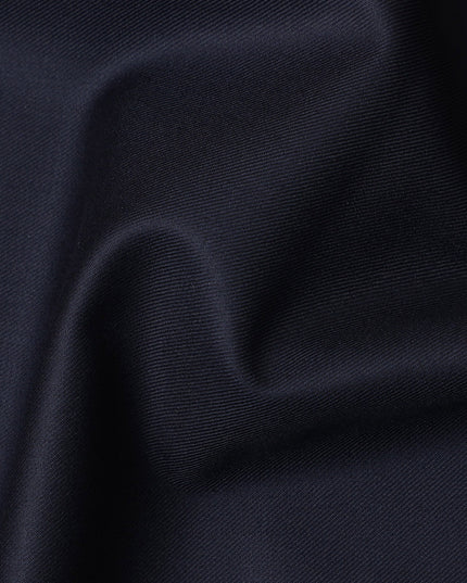 Midnight Navy Premium Super 170's Italian All Wool Suiting Fabric, 150 Cms Width, 3.50 Mtrs by Loro Piana-D21586