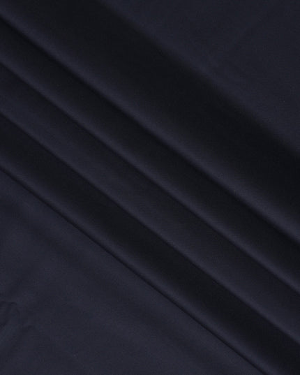 Midnight Navy Premium Super 170's Italian All Wool Suiting Fabric, 150 Cms Width, 3.50 Mtrs by Loro Piana-D21586