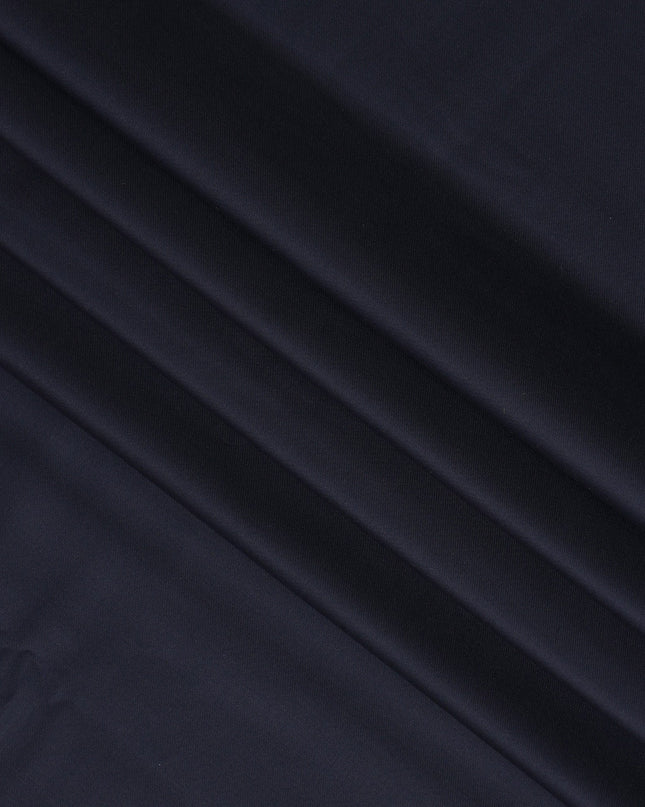 Midnight Navy Premium Super 170's Italian All Wool Suiting Fabric, 150 Cms Width, 3.50 Mtrs by Loro Piana-D21586