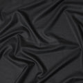 Charcoal Black Premium Super 170's Italian All Wool Suiting Fabric, 150 Cms Width, 3.50 Mtrs by Loro Piana-D21587