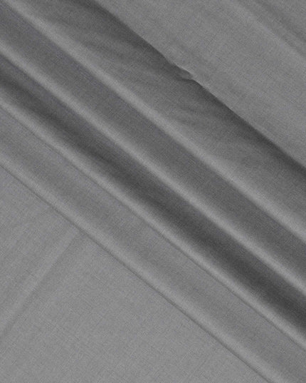 Light Grey Premium Super 170's Italian All Wool Suiting Fabric, 150 Cms Width, 3.50 Mtrs by Loro Piana-D21588