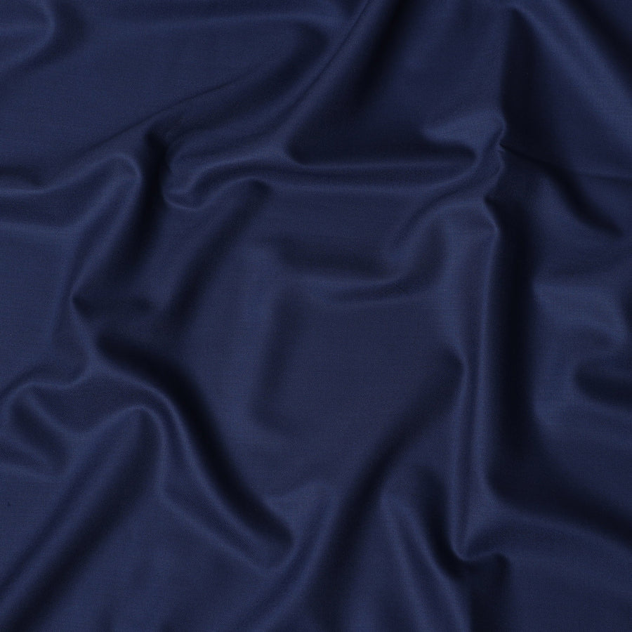 قماش بدلات إيطالي من الصوف الفاخر باللون الأزرق الملكي، عرض 150 سم، 3.50 متر من لورو بيانا - D21590